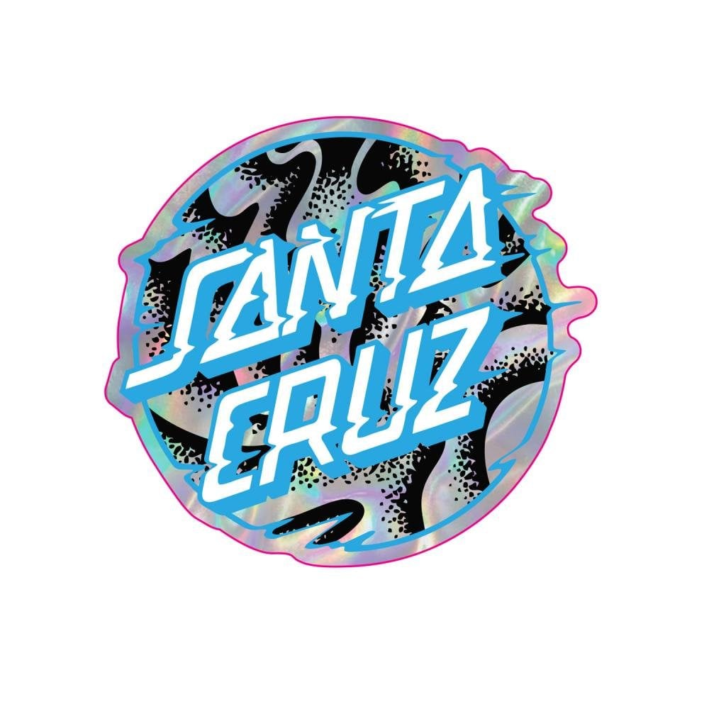 Santa Cruz Vivid Slick Dot Metallic Stickers (10Pk)