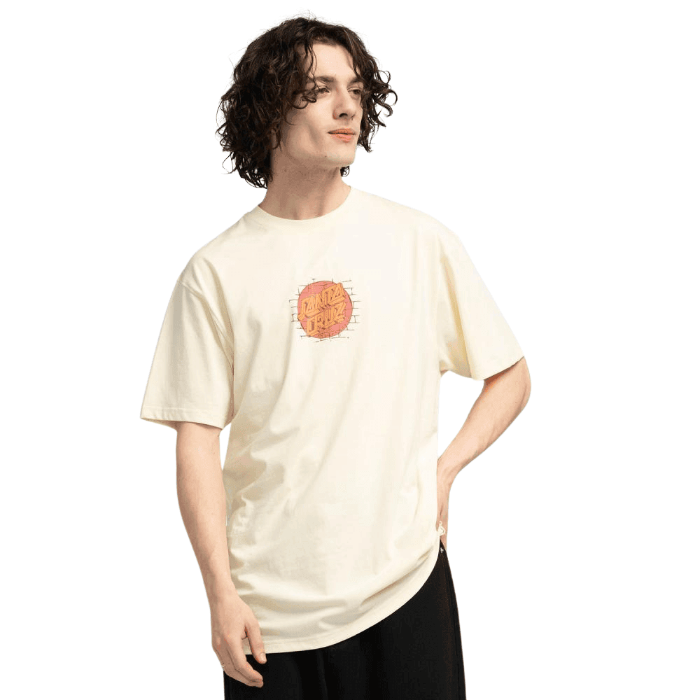 Santa Cruz Scrawl Brick Dot Front Tee