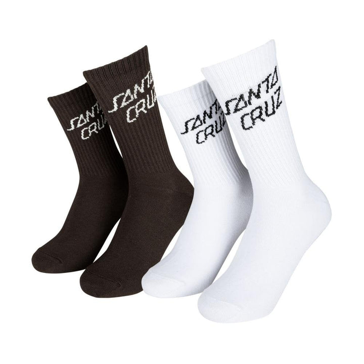 Santa Cruz Singular Script Sock (2 Pack)