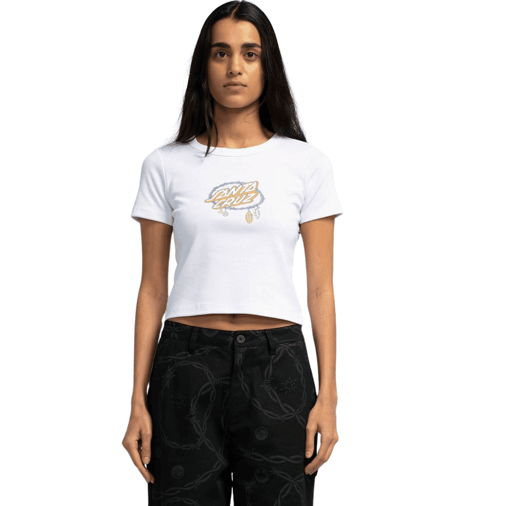 Santa Cruz Barbed Oval Dot Front T-Shirt