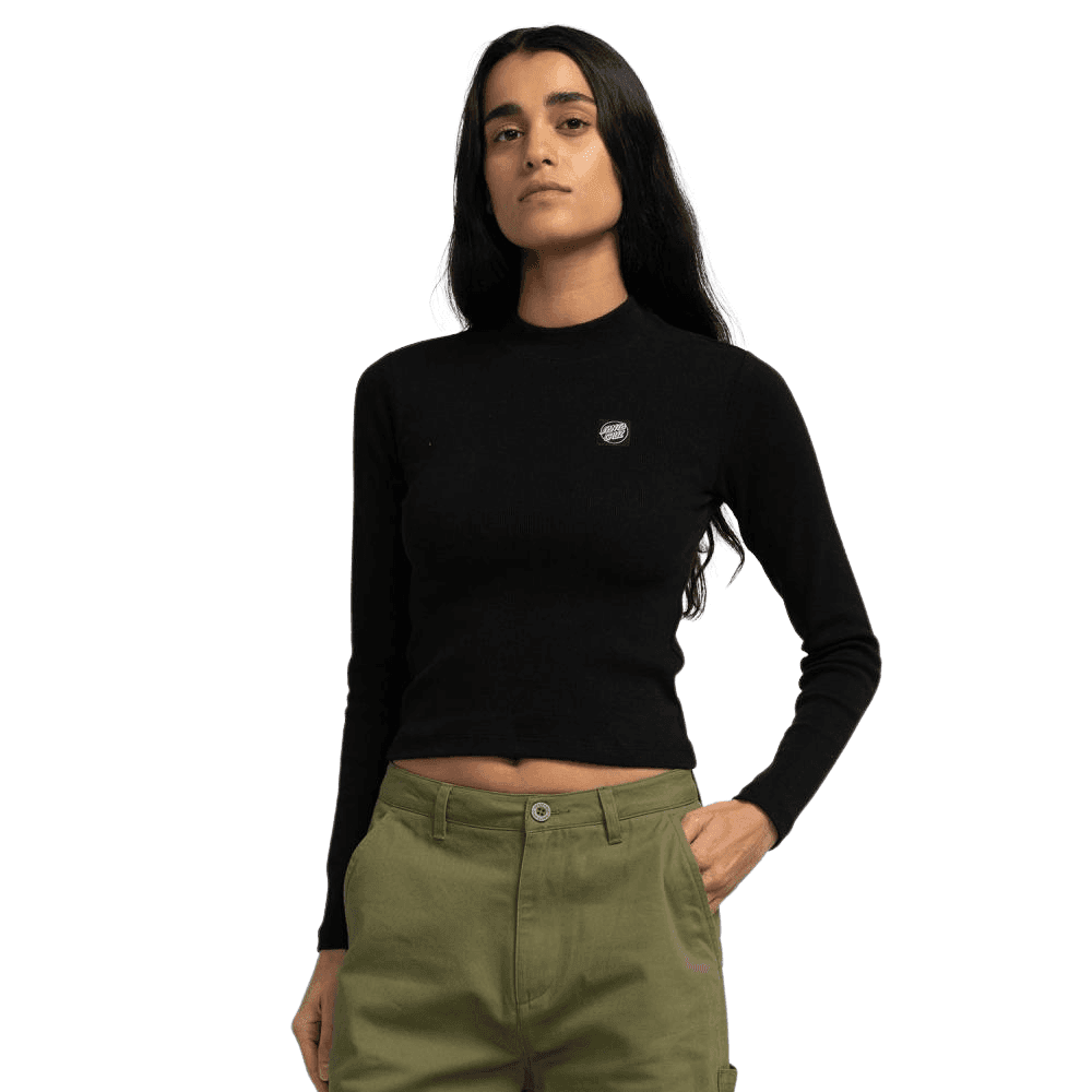 Santa Cruz Opus Dot Mock Neck L/S Top