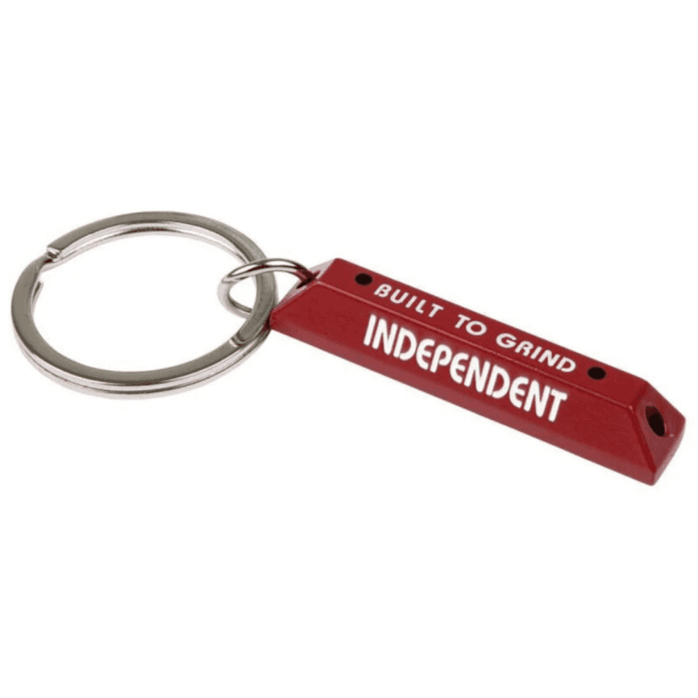 Independent Red Curb Keychain