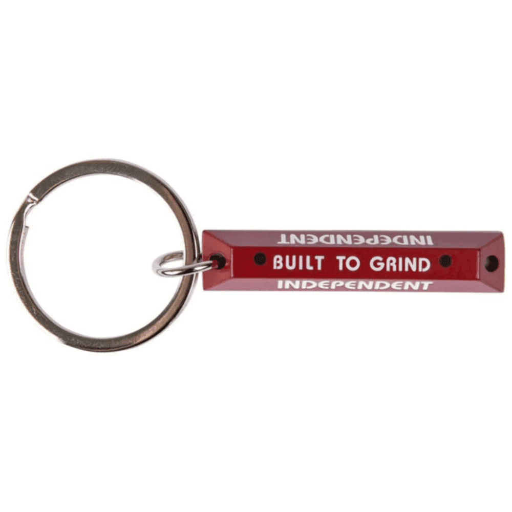 Independent Red Curb Keychain