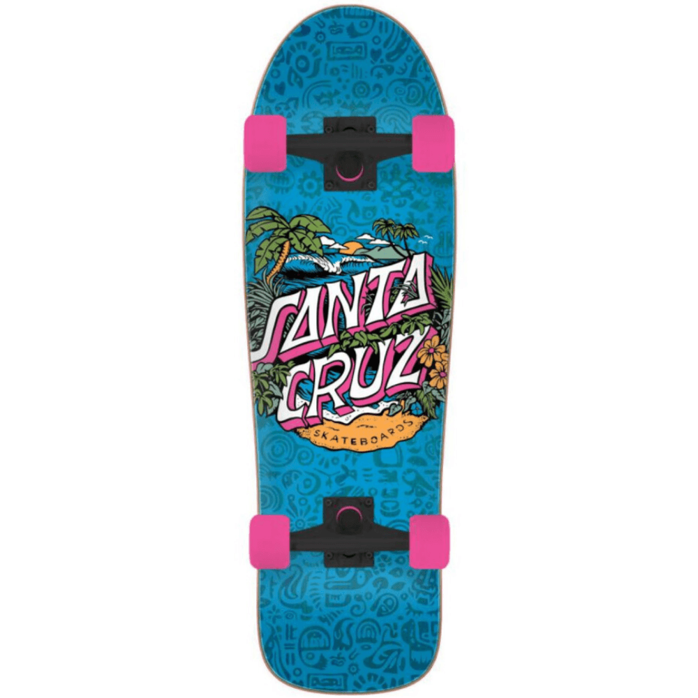 Santa Cruz  Aloha Dot Shaped Complete Cruiserboard
