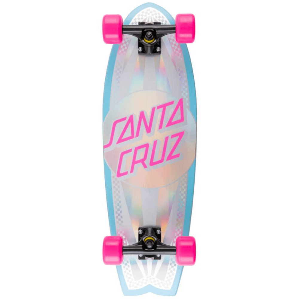 Santa Cruz  Prismatic Dot Shark Complete Cruiserboard
