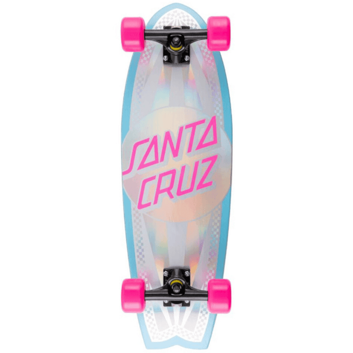 Santa Cruz  Prismatic Dot Shark Complete Cruiserboard