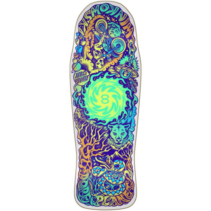 Santa Cruz  Winkowski Dope Planet Shaped Skate Deck