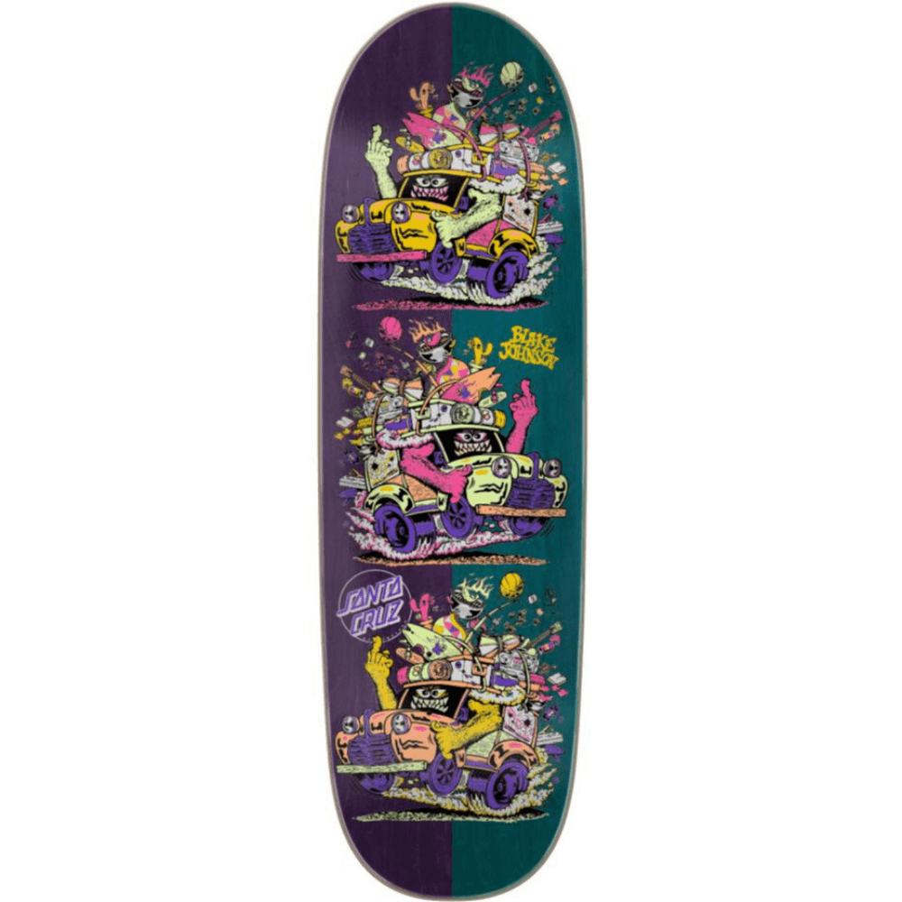 Santa Cruz  Johnson Beastwagon Crew Shaped Skate Deck