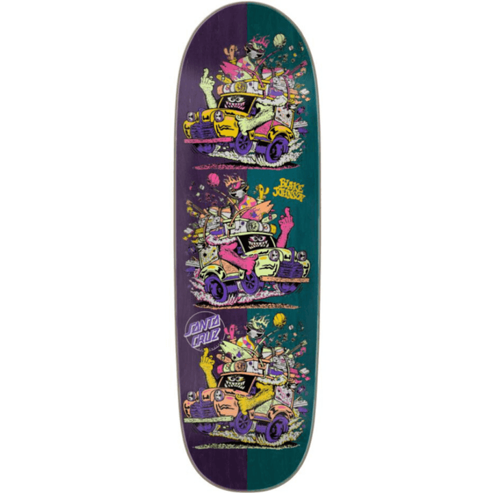 Santa Cruz  Johnson Beastwagon Crew Shaped Skate Deck