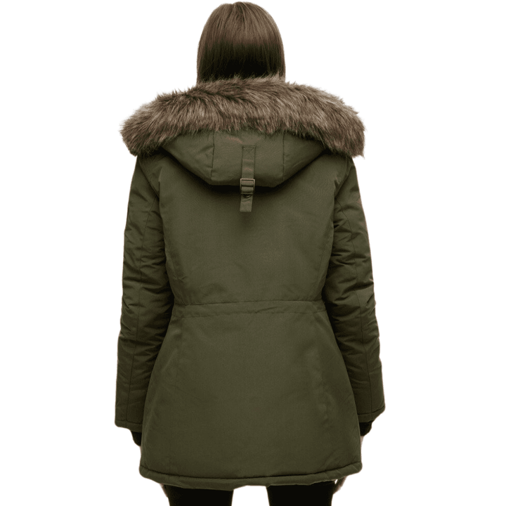 Superdry Everest Faux Fur Hooded Parka Coat