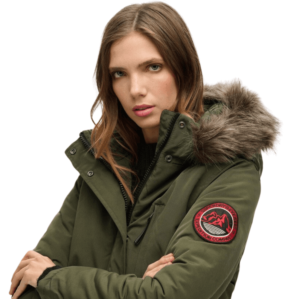 Superdry Everest Faux Fur Hooded Parka Coat