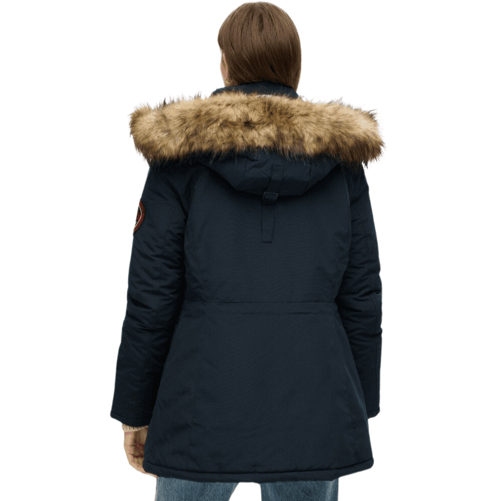 Superdry Everest Faux Fur Hooded Parka Coat