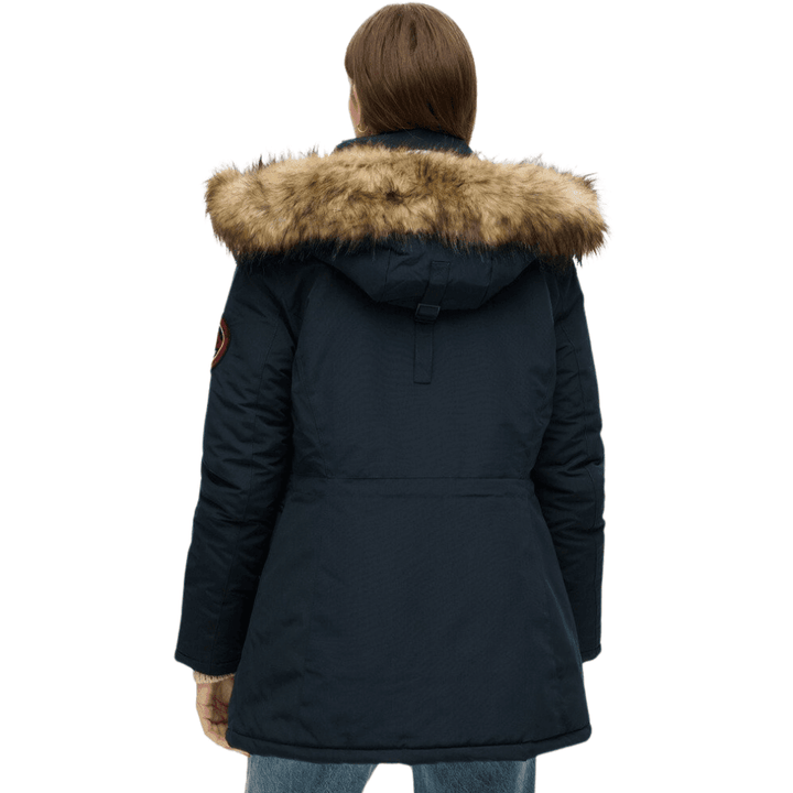 Superdry Everest Faux Fur Hooded Parka Coat