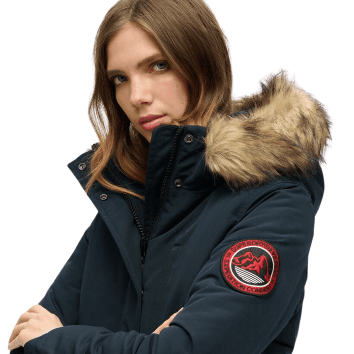 Superdry Everest Faux Fur Hooded Parka Coat