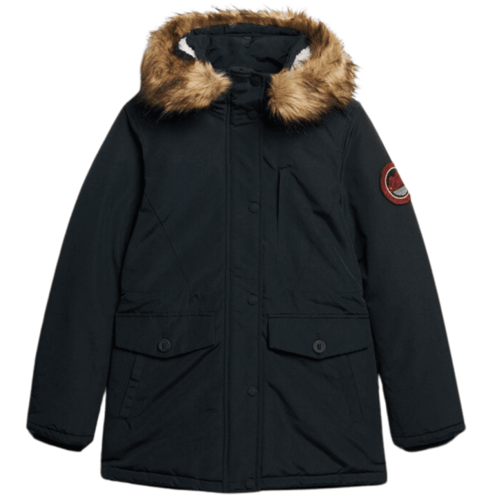 Superdry Everest Faux Fur Hooded Parka Coat