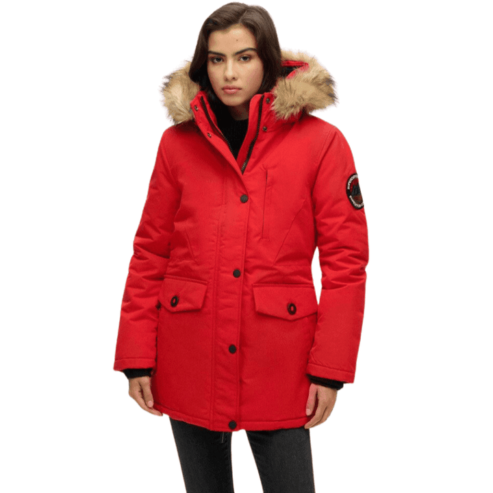 Superdry Everest Faux Fur Hooded Parka Coat