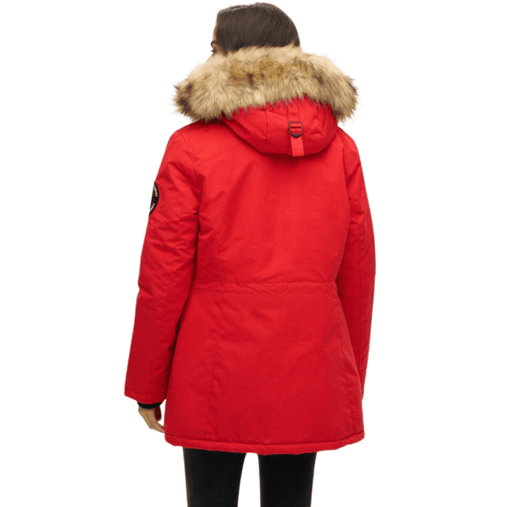 Superdry Everest Faux Fur Hooded Parka Coat
