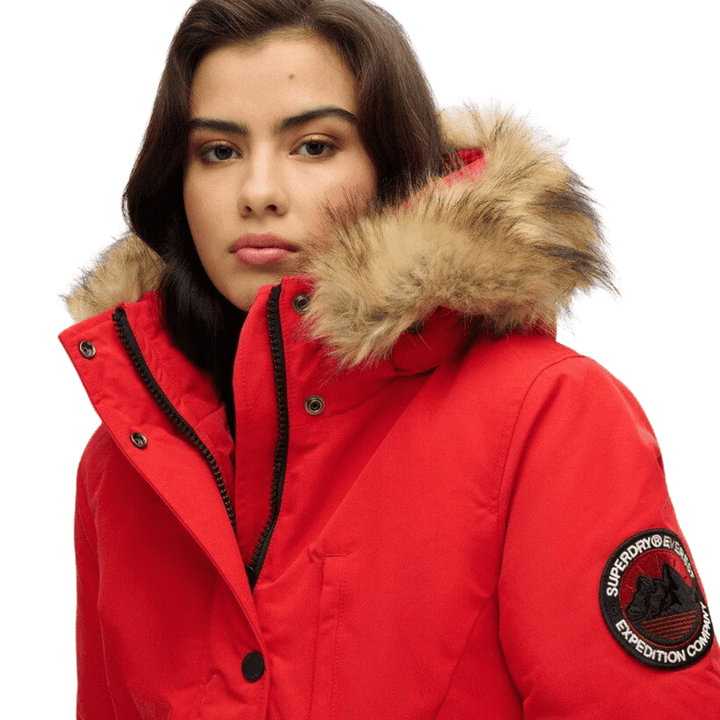 Superdry Everest Faux Fur Hooded Parka Coat