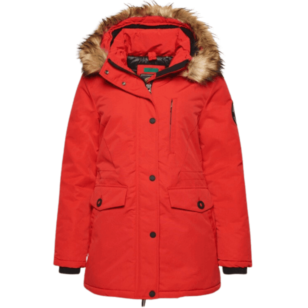 Superdry Everest Faux Fur Hooded Parka Coat