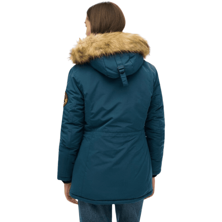 Superdry Everest Faux Fur Hooded Parka Coat