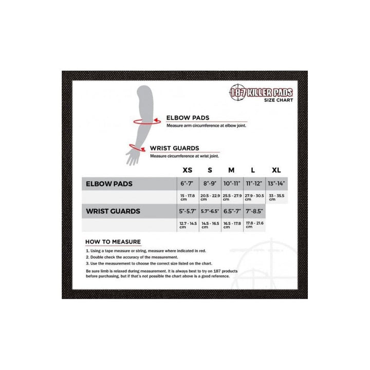 187 Killer Pads Slim Elbow Pads
