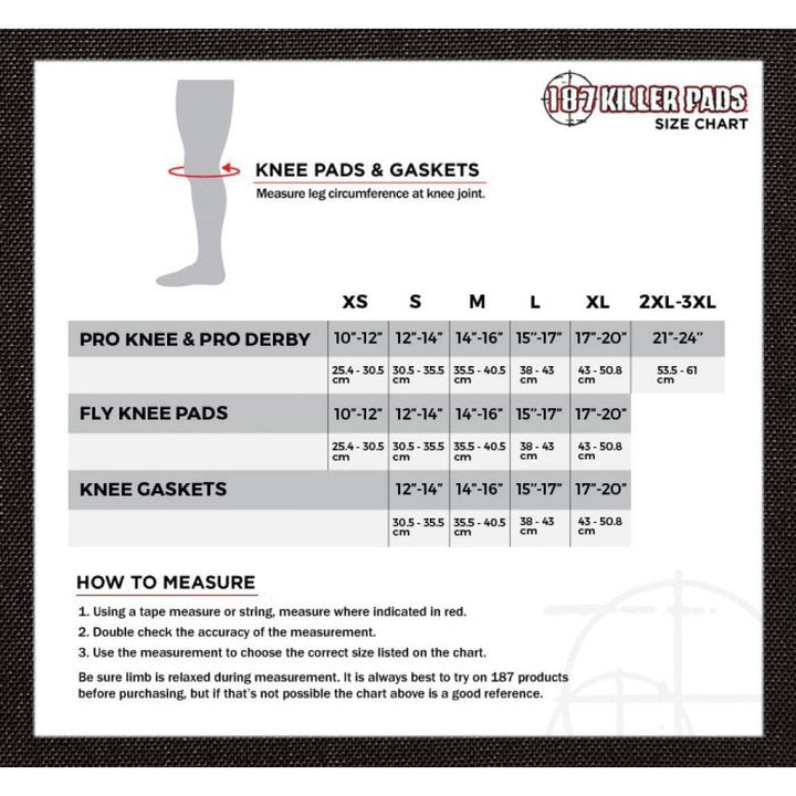 187 Killer Pads Pro Knee Keegan Palmer Pads