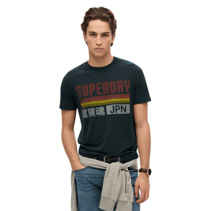 Superdry Japan Stripe Relaxed T-Shirt