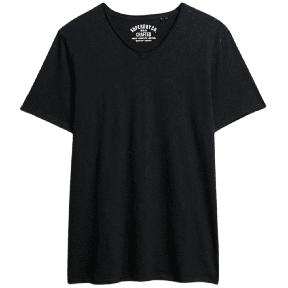 Superdry Raw Edge Slub V T-Shirt