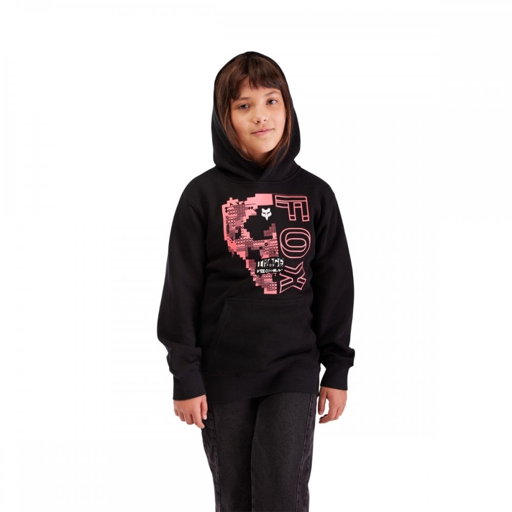 Fox Yth Image Skull Fleece PO Hoodie