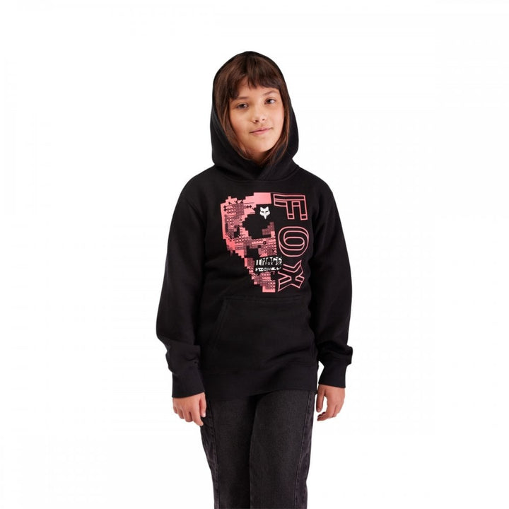 Fox Yth Image Skull Fleece PO Hoodie