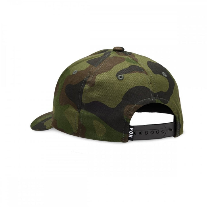 Fox Yth Fox Head Camo 110 Snapback Hat