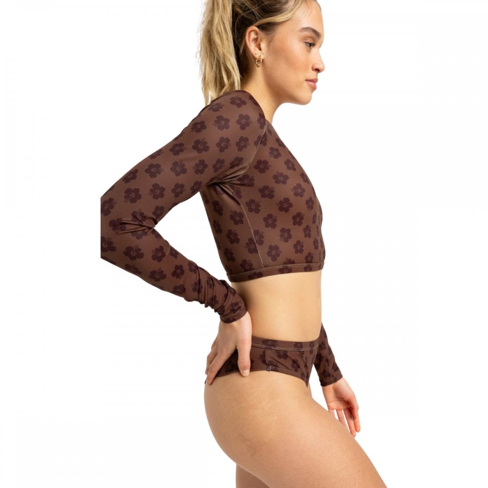 Roxy Roxy Pro Nose Ride Crop Lycra Rashguard