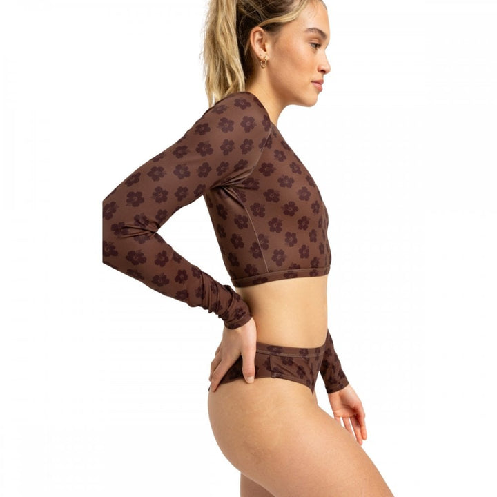 Roxy Roxy Pro Nose Ride Crop Lycra Rashguard