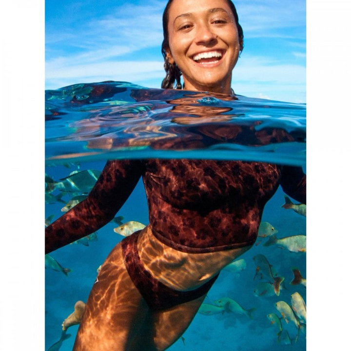 Roxy Roxy Pro Nose Ride Crop Lycra Rashguard