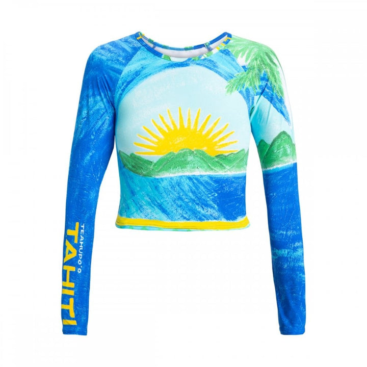 Roxy Atlas Crop Top Lycra Rashguard