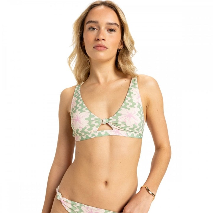 Roxy Hibiscus Daze Elong Tri Bra Swimsuit