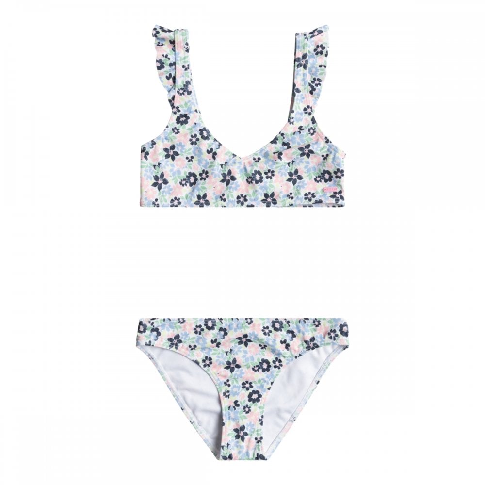 Roxy Dreamer Ruffle Bralette Set Swimsuit