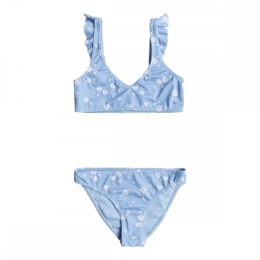 Roxy Dreamer Ruffle Bralette Set Swimsuit
