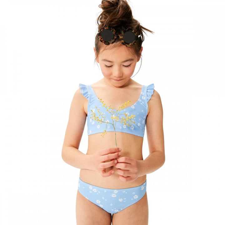Roxy Dreamer Ruffle Bralette Set Swimsuit
