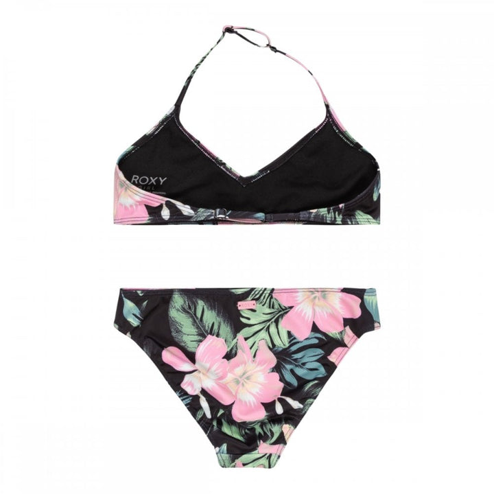 Roxy Shadow Floral Brasic Tri Set Swimsuit