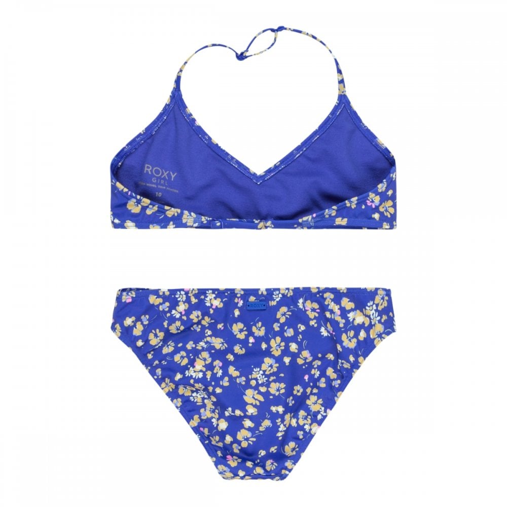 Roxy Shadow Floral Brasic Tri Set Swimsuit