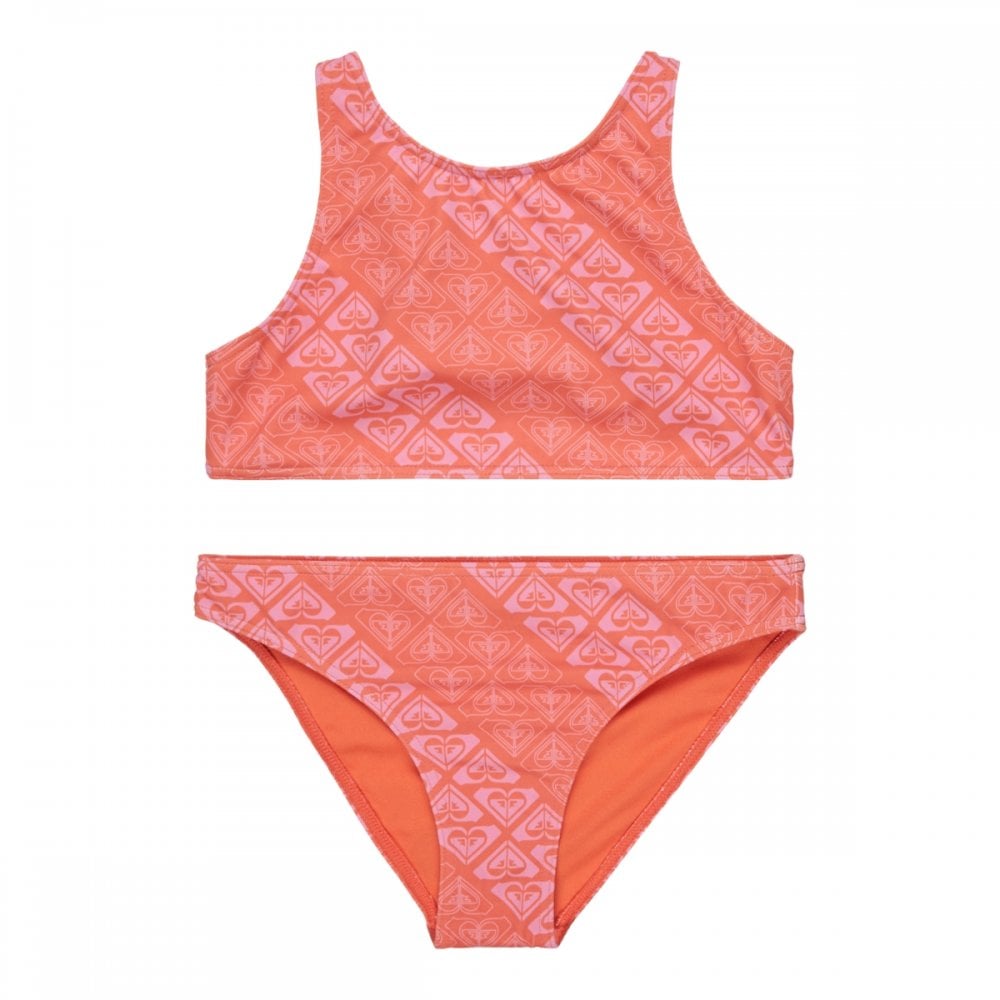 Roxy Heart N Soul Crop Top Set Swimsuit