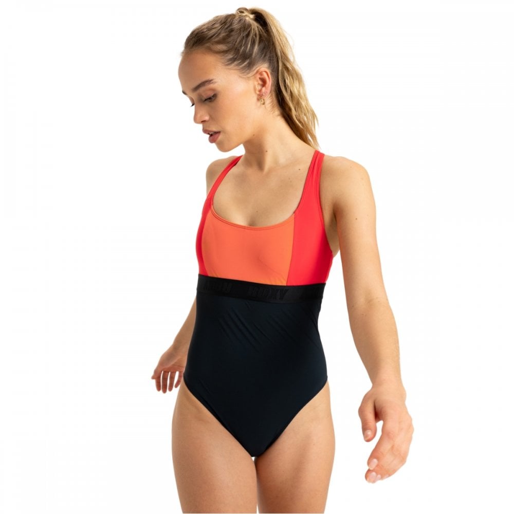 Roxy Roxy Active Colorblk One Piece Swimsuit