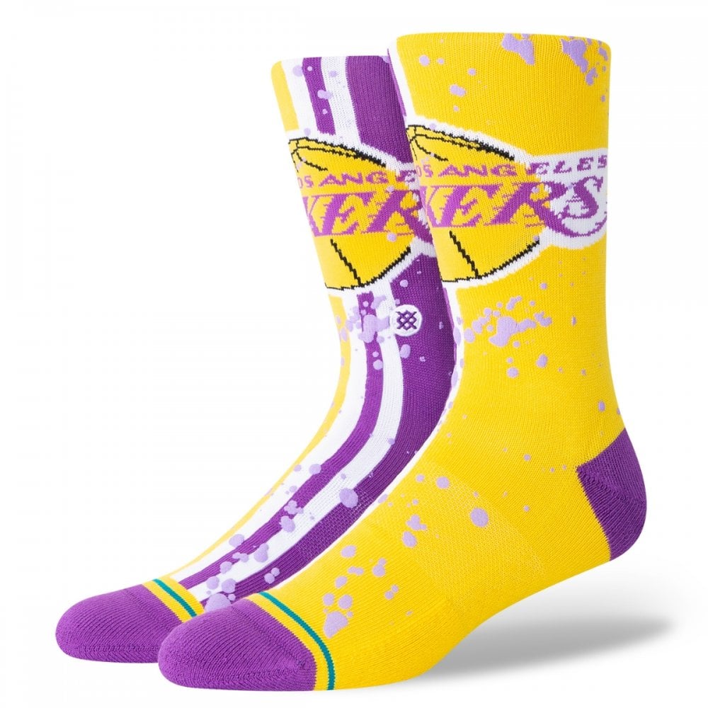 Stance Overspray LA Lakers Socks