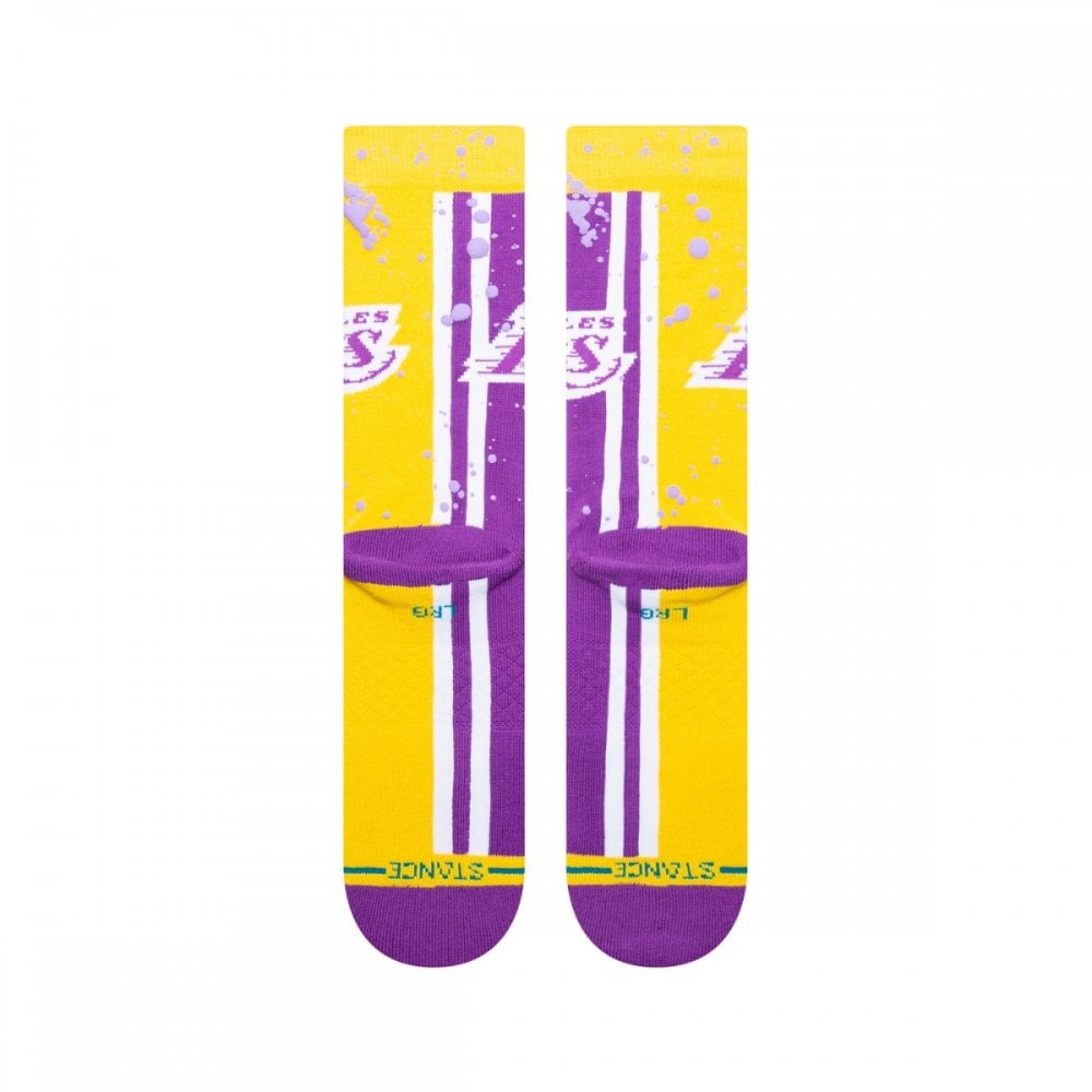 Stance Overspray LA Lakers Socks