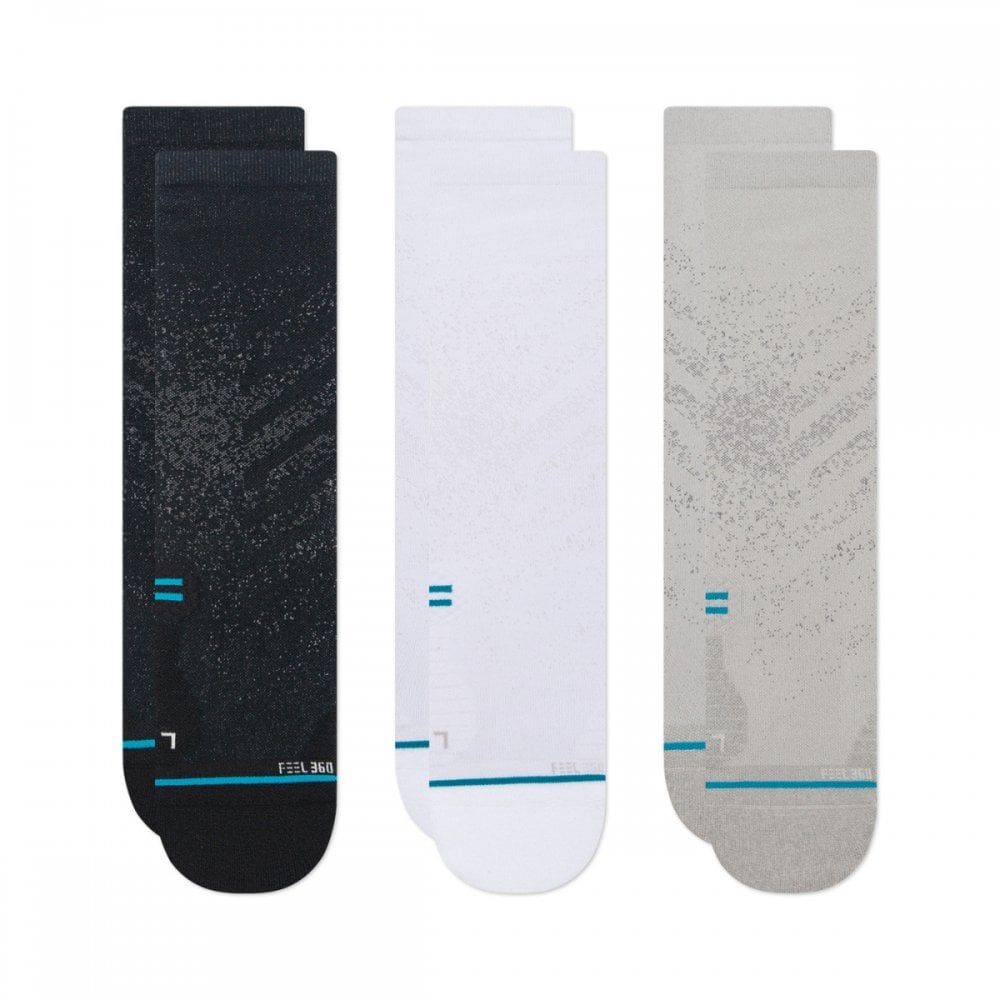 Stance Run Lt Crew 3 Pack Socks