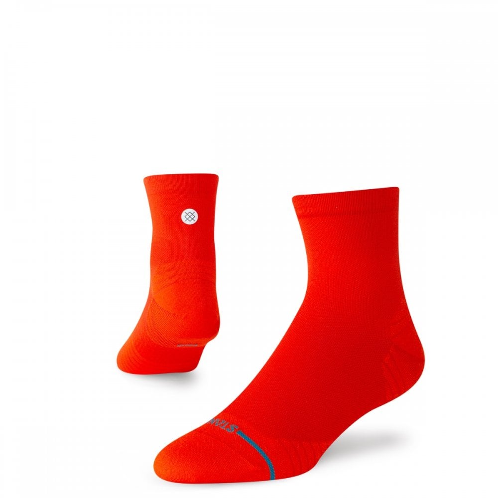 Stance Red Ultra Qtr Socks