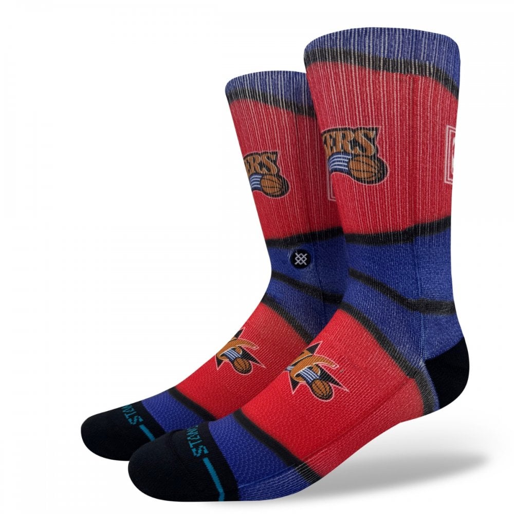 Stance Philadelphia 76ers Mini Ball HWC Socks