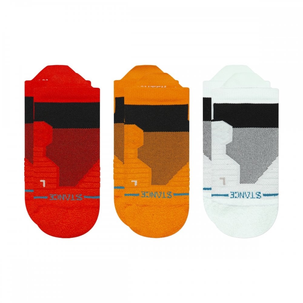 Stance Box Checked Mid Tab 3 Pack Socks