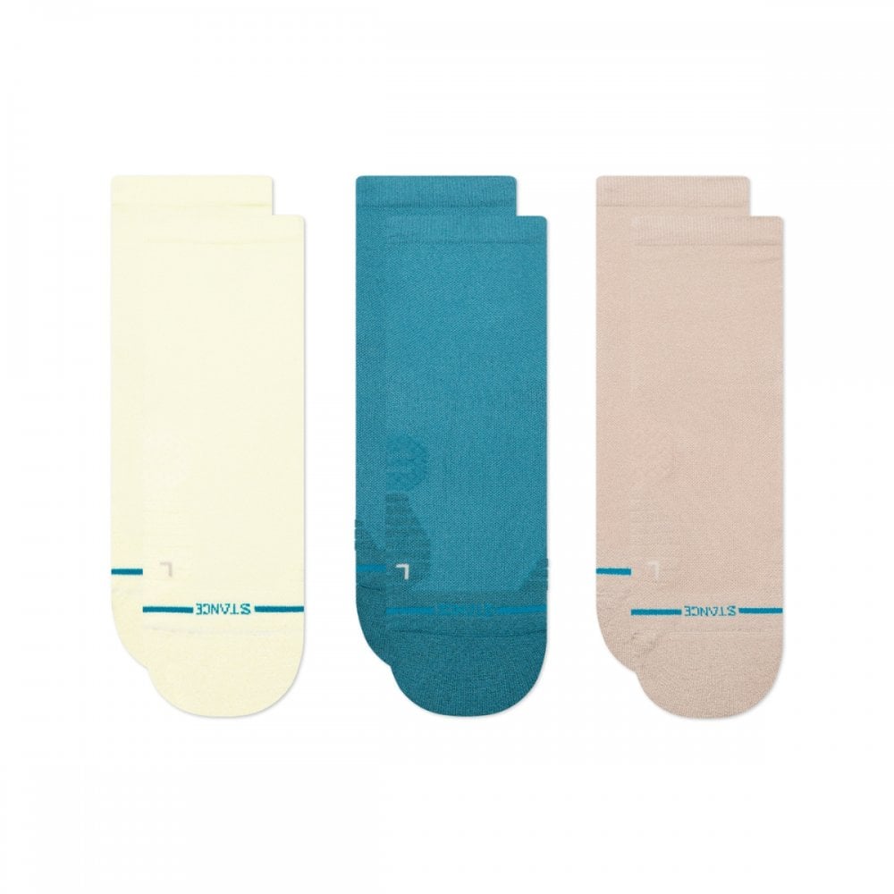 Stance Butter Light Qtr 3 Pack Socks